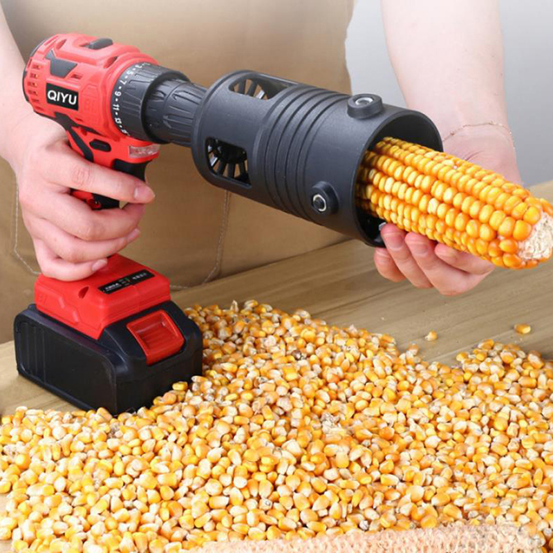 Corn Sheller Machine - Portable Corn Thresher Accessory Fully Automatic
