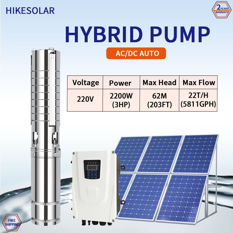 Hybrid DC AC Solar Powered Hig - Farming Pump For Agriculture のレビューと価格