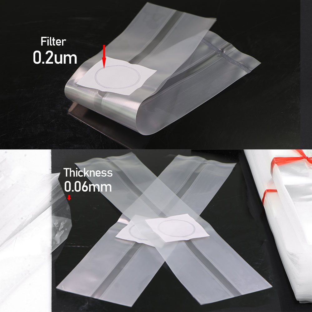 50PCS PP 0.2um Filter PP Mushr - Mushroom Spawn Bag のレビューと価格