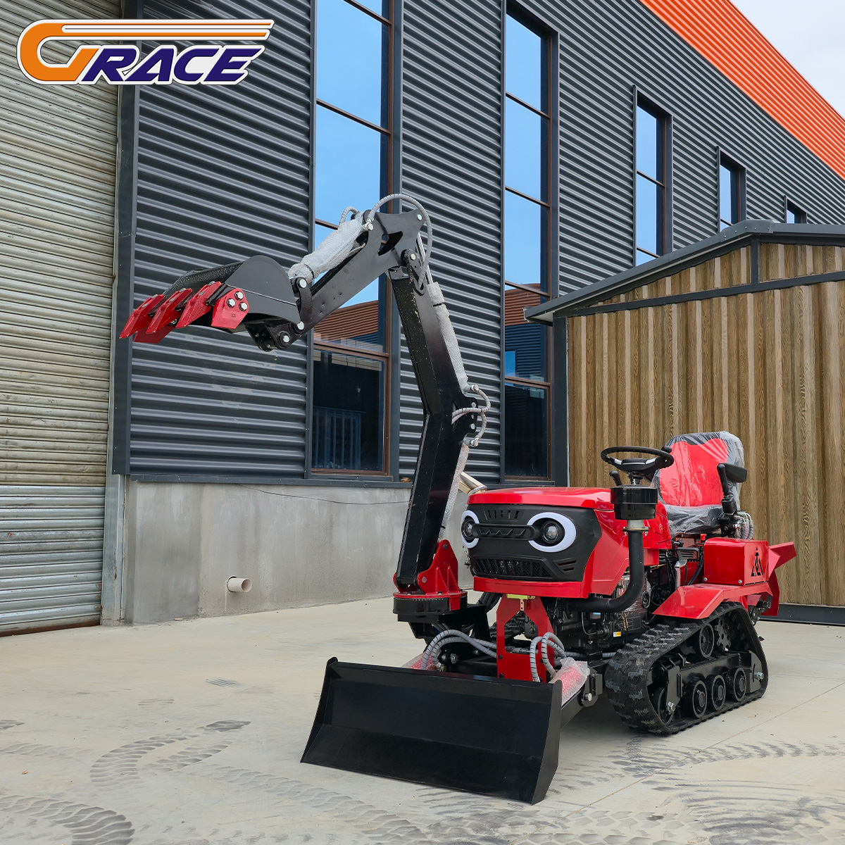 Mini Crawler Tractor For Garde - Agriculture Gardening Farming のレビューと価格