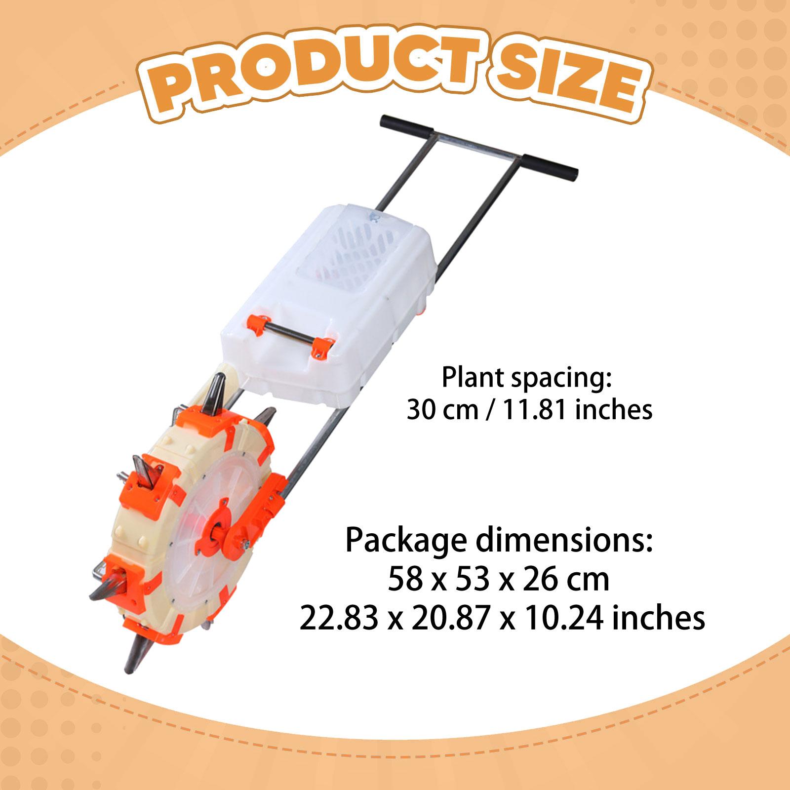 Hand Push Seeder Fertilizer, C - Corn Sheller Machine のレビューと価格
